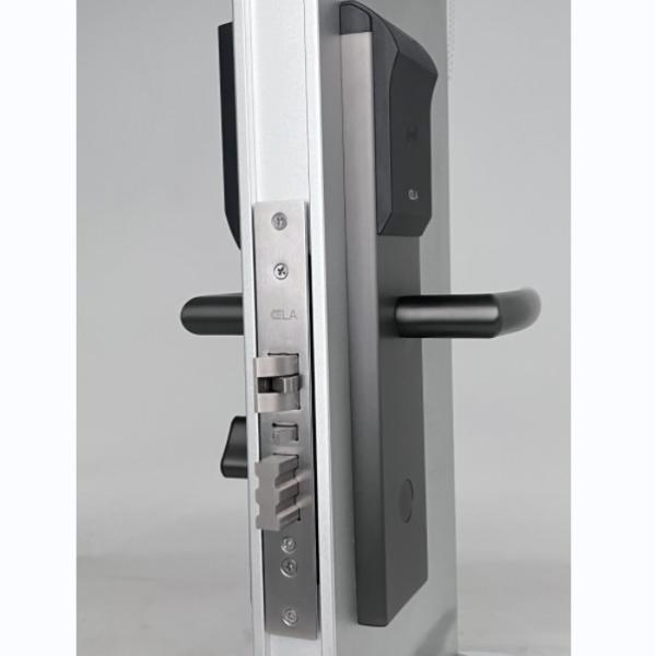 High Security Smart Hotel Lock Black Electronic Card Door Lock