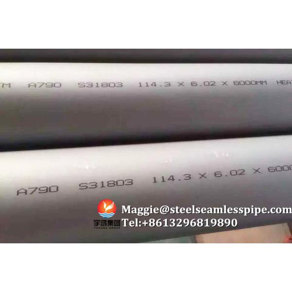 ASTM A789 UNS S32250 Дуплексная бесшовная трубка из нержавеющей стали для очистк