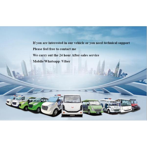 Instock 11 Seater Electric Tour Car with 5000*1530*1900 Size and 14 Seating Capacity