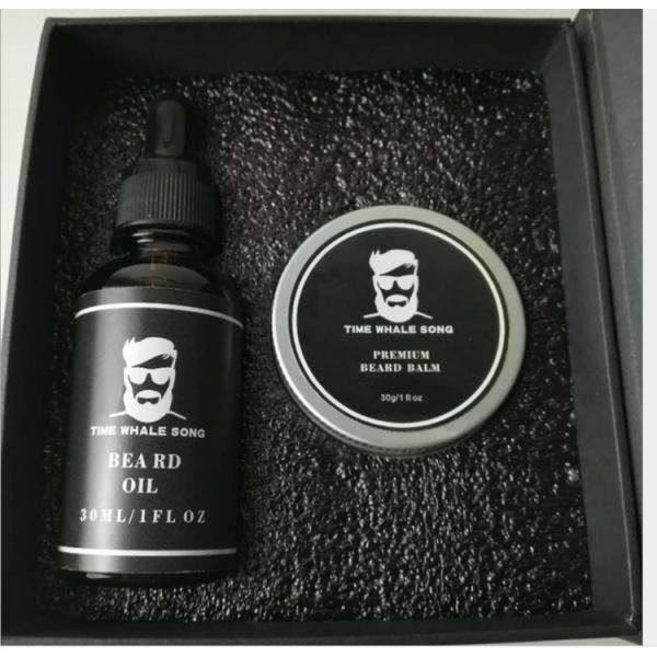 Printed Logo Black Essential Oil Packing Box Glass Dropper Bottle Packaging Cosmetic Box