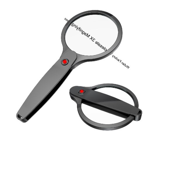 Professional Portable Foldable Magnifier HD High-Clarity Collapsible for Book Text Reading & Electronic Circuit Inspection