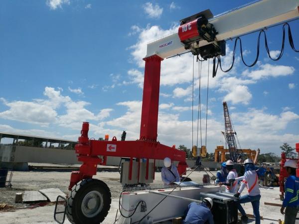 Single Girder Mobile Gantry Crane With 5t Load Capacity In Factory And Workshop