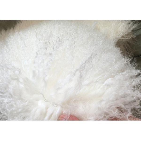 Половики неподдельного меха овец волос одеяла хода меха овечки Тибета длинного крытые для дома