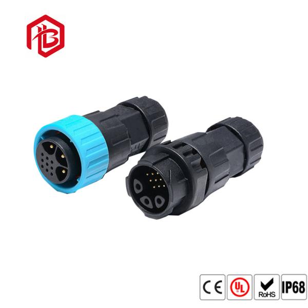 Connecteur aérien imperméable à l'eau de la série A25 bleu auto-verrouillable pour câble à 3000 cycles d'accouplement