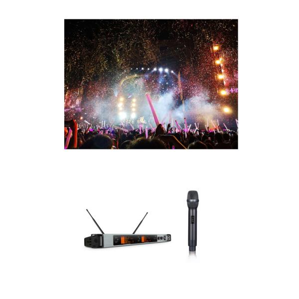 600 Selectable Frequencies UHF Wireless Microphone Across 30MHz Bandwidth