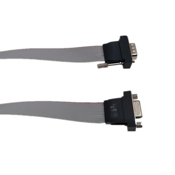 Mini homem aos conectores de cabo fêmeas da fita, monitor eletrônico do cabo de extensão de 15 Pin