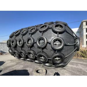 Pneumatic Rubber Fender with Low Rolling Resistance and 50kpa & 80kpa Pressure for Custom Floating Fender Applications
