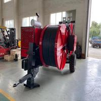 Linha máxima diesel equipamento dos bens 2x40KN Overhad da cor vermelha de Strinnging