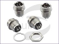Board Male M12 4 Pin Aircraft Connector Waterproof Aviation Plug