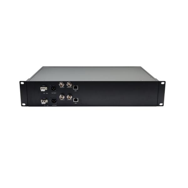 12G SDI Over Single Mode Fiber Transmitter and Receiver Extender Kits With XLR Audio and Ethernet