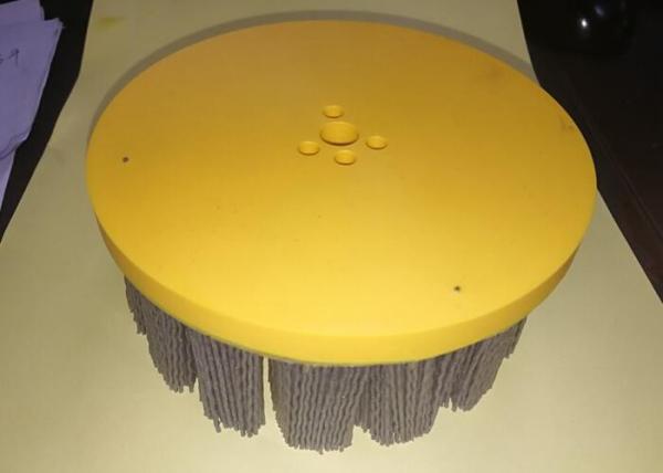 Segment Type CNC Deburring Brushes / Nylon Abrasive Cup Brush For Deburring