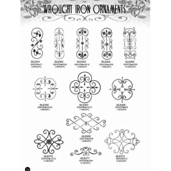 Нанесенное литое железо орнаментирует покрытие порошка для перил/поручней лестницы