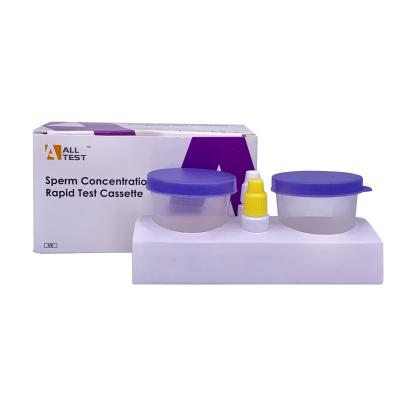 Analyse biochimique de cassette rapide d'essai de concentration de sperme de maison d'OTC