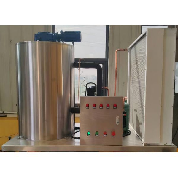 Ecoice 3Ton/Day Stainless Steel Best Commercial Flake Ice Making Machine for Seafood & Fishery
