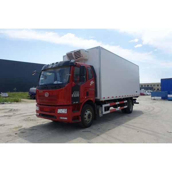 Hot Sale FAW 10t-15t 7.5meters Freezer Transport Refrigerated Refrigerator Van Truck