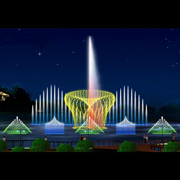 Фонтан с горячей водой