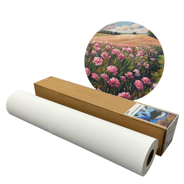 Inkjet PolyCotton Canvas Fabric Glossy Finish Waterproof 400gsm