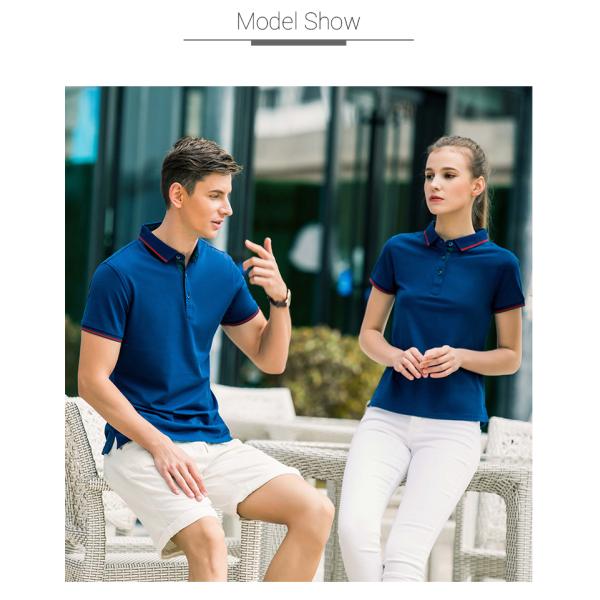 Silk Cotton Custom Embroidered Polo Shirts Athletic Stretch Moisture Wicking