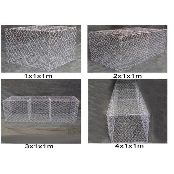 High Strength 100x120mm Gabion Wire Mesh Low Carbon Steel