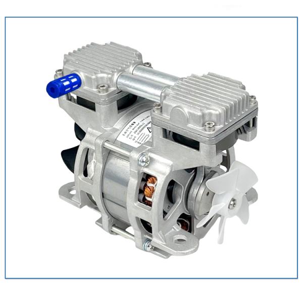 Тихий двуглавый безмасляный вакуумный насос электрический микро 220V / 110V AC