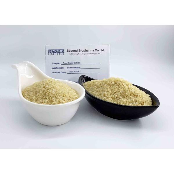Желтоватый съестной порошок желатина для молочных продучтов/пустынь стабилизируе
