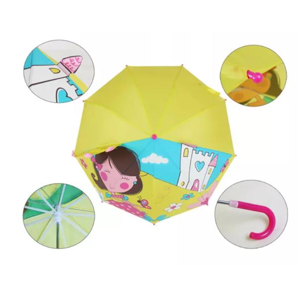 Персонализированный коробки картины зонтика 3D девушек мальчиков зонтик детей детей животной милый животный