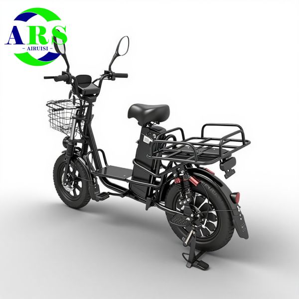 China Manufacturer Snow E-Bike 16 Inch 1000W Transport Bike Dual Suspension Electric Ice Cream Cargo Bike Yilan 2