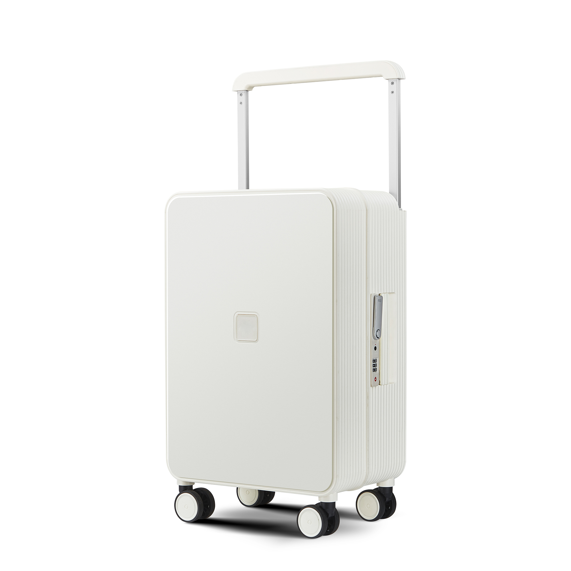 20-Inch Creative Student Suitcase New PP Scooter Trolley Case with Combination Lock Multi-Function Boarding Luggage for Travel