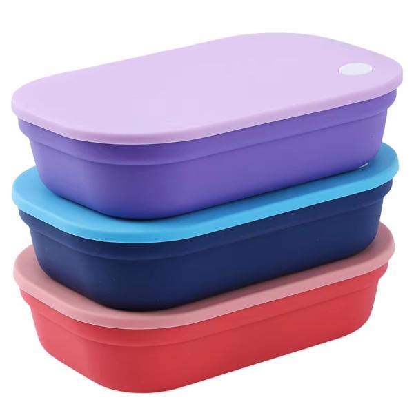 BPA-Free Stainless Steel Bento Box for Kids with Silicone Sleeve