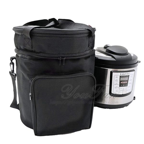Solid Color Travel Tote Bag High Protection Level For Instant Pot