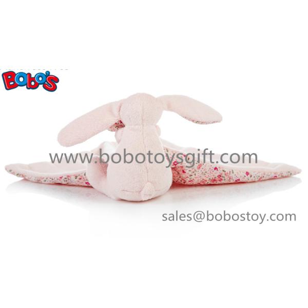 CE approved good quanlity infant toy plush baby bunny hold blanket