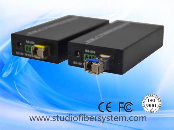 1Port compact 1080p DVI fiber optic extender with 3.5mm stereo audio over 1 sm fiber up to 80km