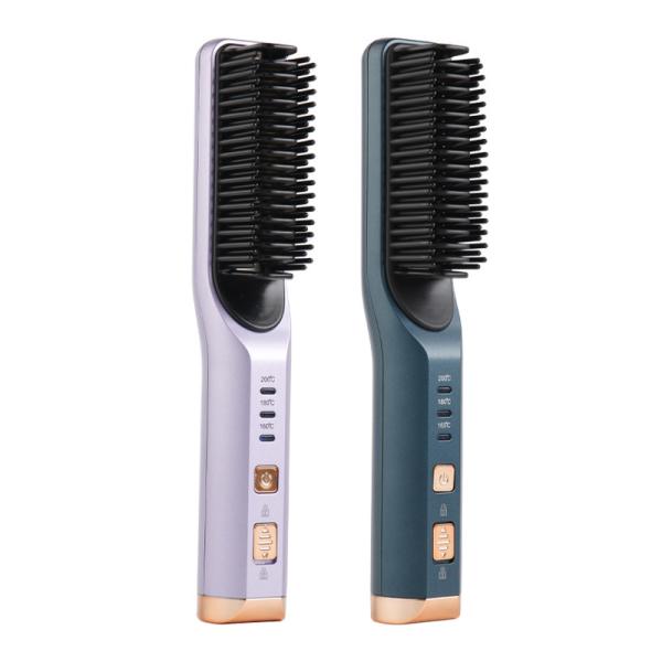 ANBOLIFE Wireless Rechargeable Mini Hair Straightener with Ceramic Plates for Home Use