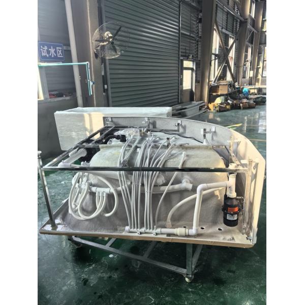 JSD9648 Bathtub Drainage System 1500mm Freestanding Acrylic Whirlpool Massage Bathtub