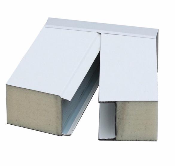 PU Heat Insulated Sandwich Wall Panels , Lightweight Fire Rated Sandwich Panel