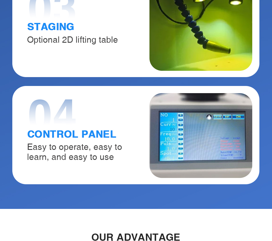 200W Portable Jewelry Laser Spot Welder High Precision Desktop Soldering Machine For Gold Silver Factory Price