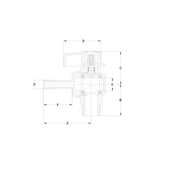 Женский резьбовый газовый клапан на заказ Латуниный газовый клапан на заказ Никельное газовое клапано ручка Алюминий