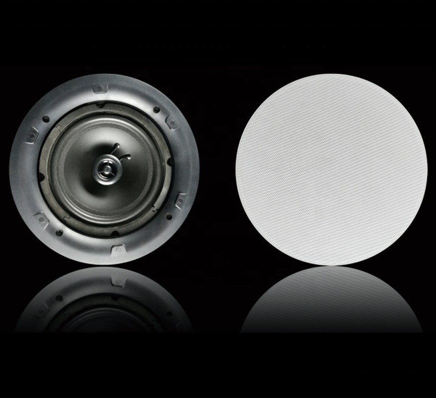 White 8ohm 20w Ceiling Speaker Coaxial 4 Inch PA System OEM ODM