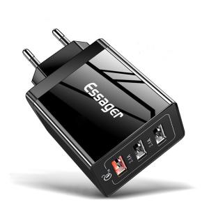 エッサゲル ファンボ 30W クイックチャージ3.0 タイプC 携帯電話のUSB C 充電器 iP サムスン Xiaomi