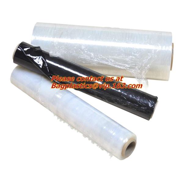 Wholesale factory price stretch film/LDPE handy wrap/pallet stretch wrap film jumbo roll, stretch wrap packing clear pla