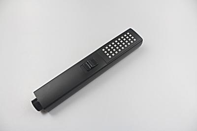 Bathroom Square Handheld Shower Head Black Color