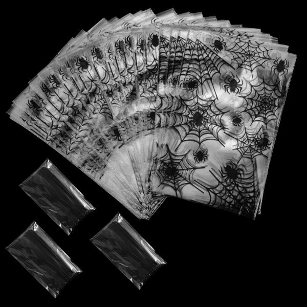 Recyclable Plastic Packaging Treat Bags , Halloween Cellophane Treat Bags