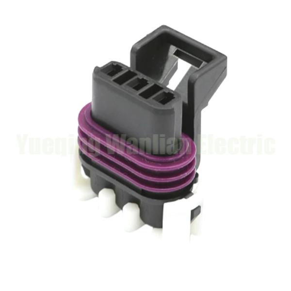 12110293 Black 3 Pin Auto Connector Temperature Sensor Waterproof Female Plug