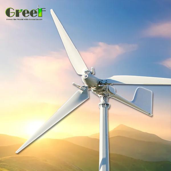 Control de paso variable para turbina eólica de 5KW-50KW con 3 palas, baja velocidad de viento de inicio