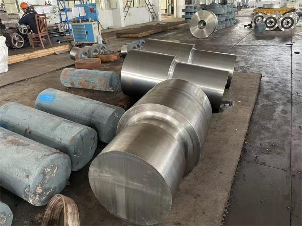 42CrMo4 18CrNiMo7-6 Wind Turbine Main Shaft Free Forging