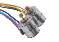 Objetivas Mini Stepper Motor 8mm 2 fio da fase 4 com engrenagem de cobre