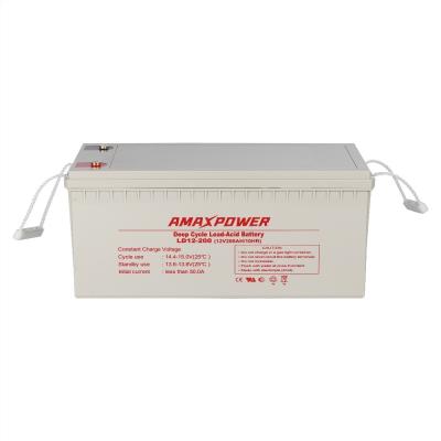 Rechargeable VRLA Sealed Deep Cycle AGM Battery Solar Batteries 12V 200Ah