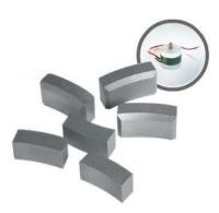 Os ímãs feitos sob encomenda SrO da ferrite da máquina de matéria têxtil personalizaram ISO TS16949
