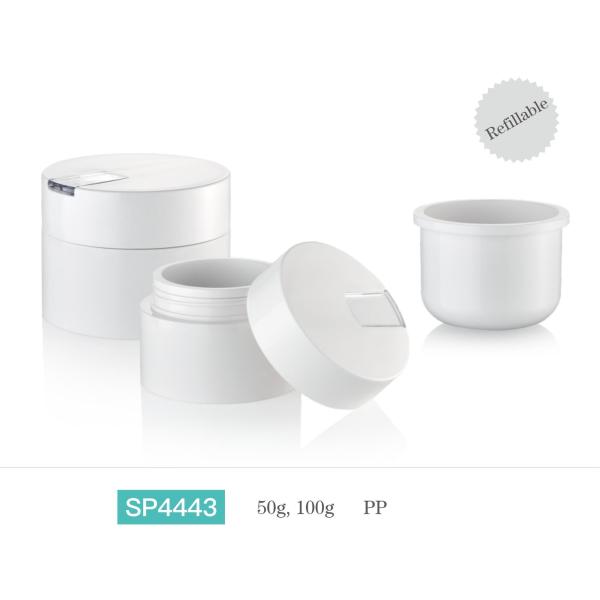 Containers de crème pour soins de la peau personnalisables, flacon intérieur en