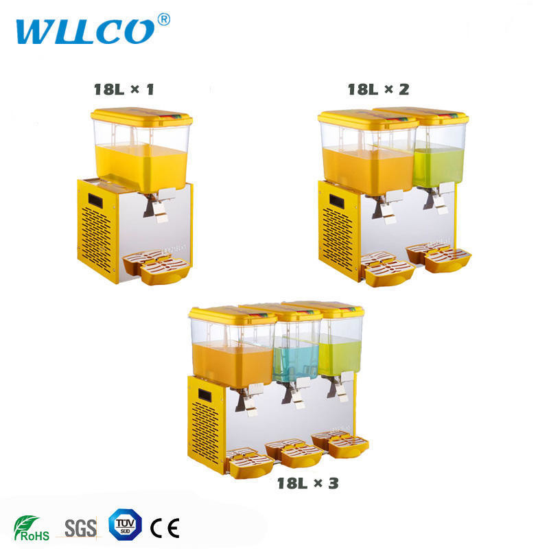 18L Transparent Commercial Juice Cold Drink Anti Precipitation Beverage Dispenser